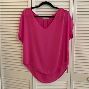 Hot pink Lush blouse